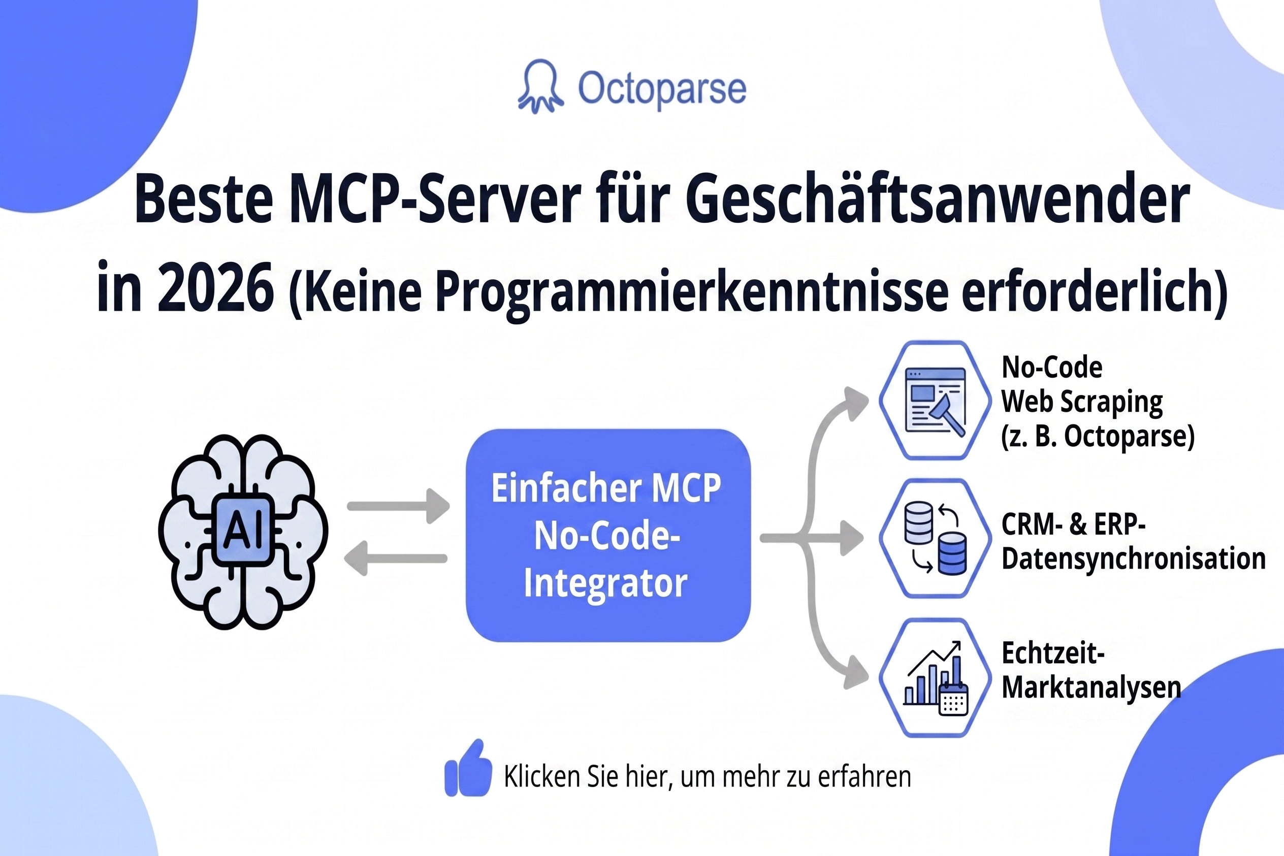 Die 11 besten KI Tools für Unternehmen & MCP Server (2026)