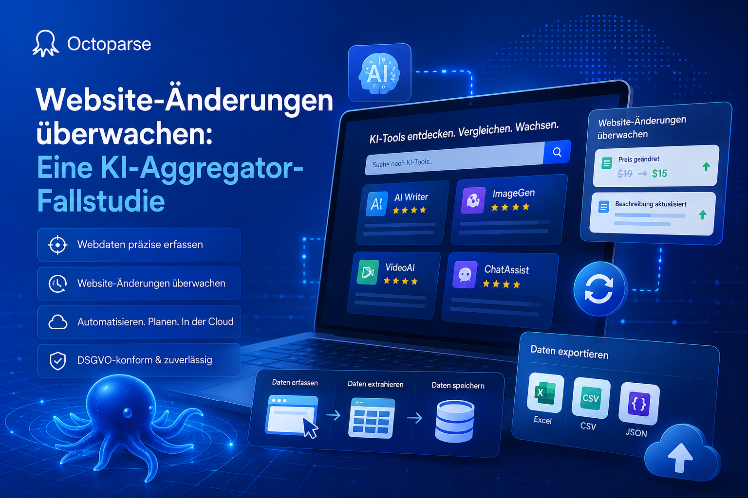 Website-Änderungen überwachen: Eine KI-Aggregator-Fallstudie