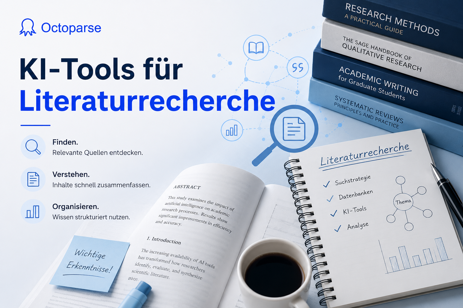 Die 7 besten kostenlosen KI-Tools für die Literaturrecherche 2026