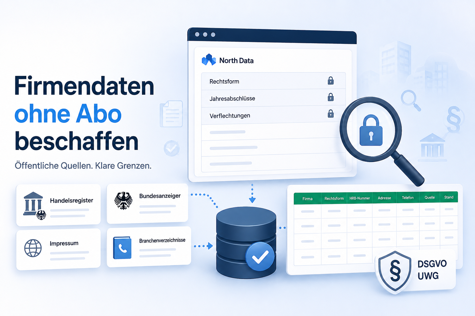 North Data kostenlos oder Premium? Die Alternativen im Vergleich (2026)