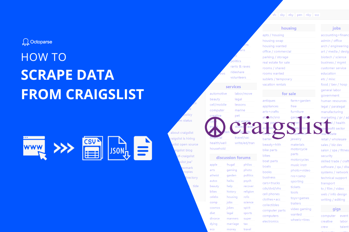 3 Methods to Scrape Craigslist Easily | Octoparse