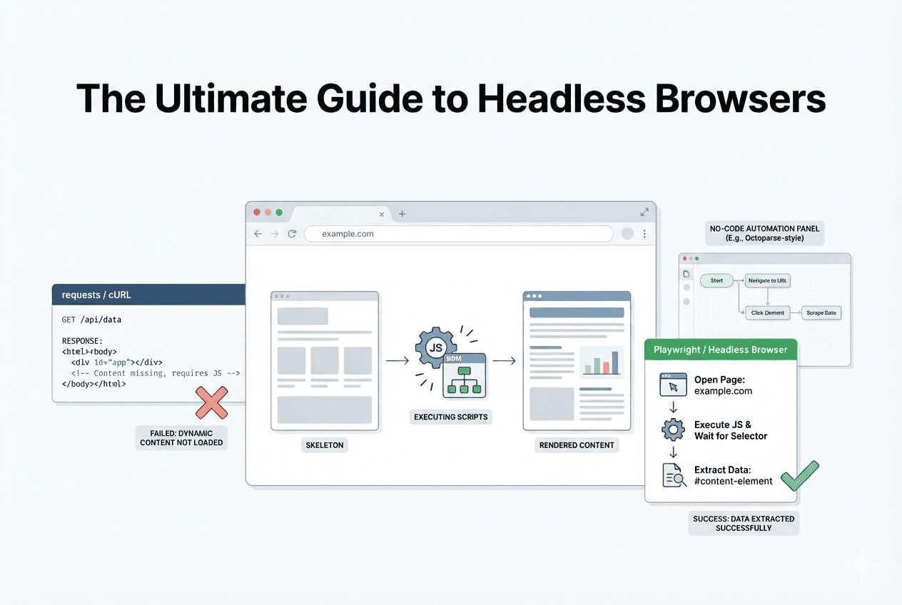 The Ultimate Guide to Headless Browsers for Modern Web Scraping, Automation, and Scaling