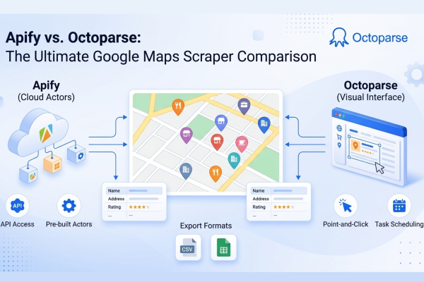 Apify vs. Octoparse: The Ultimate Google Maps Scraper Comparison