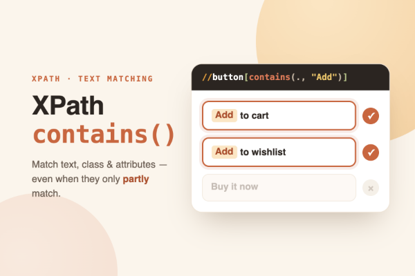 XPath contains(): How to Match Text, Class, and Attributes