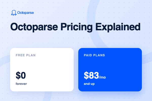 Octoparse Pricing 2026: Free Plan & Paid Plans Explained