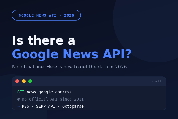 Is There a Google News API? The Complete 2026 Guide