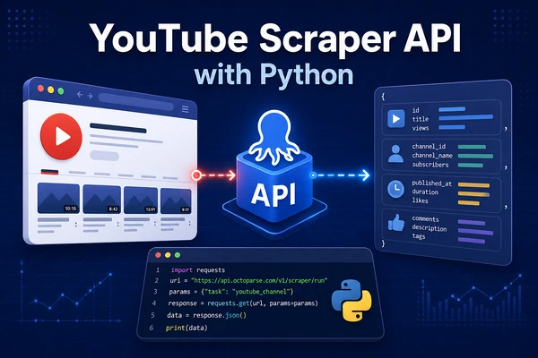 How to Use a YouTube Scraper API with Python