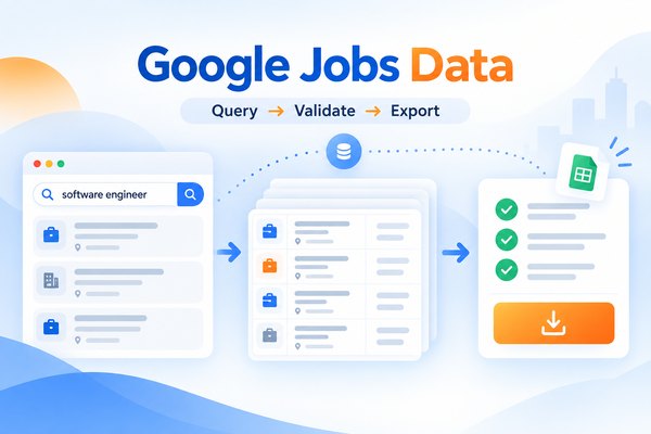 How to Scrape Google Jobs: Fields, Tools, and Validation Steps