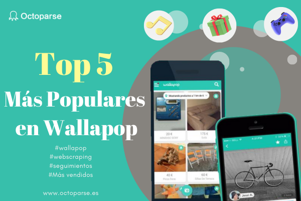 Top 5 vendidos en Wallapop