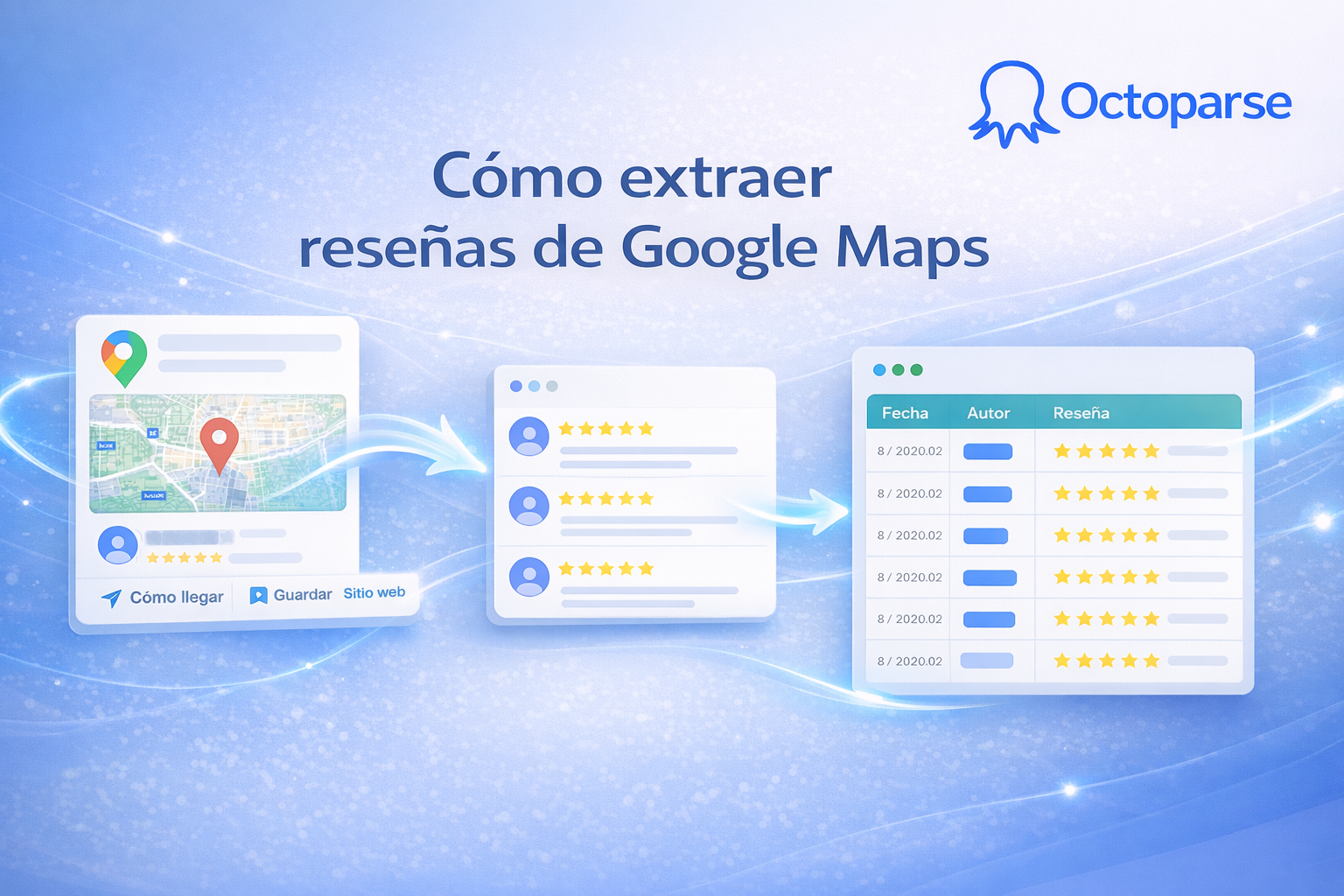 Cómo extraer reseñas de Google Maps y exportarlas a Excel automáticamente
