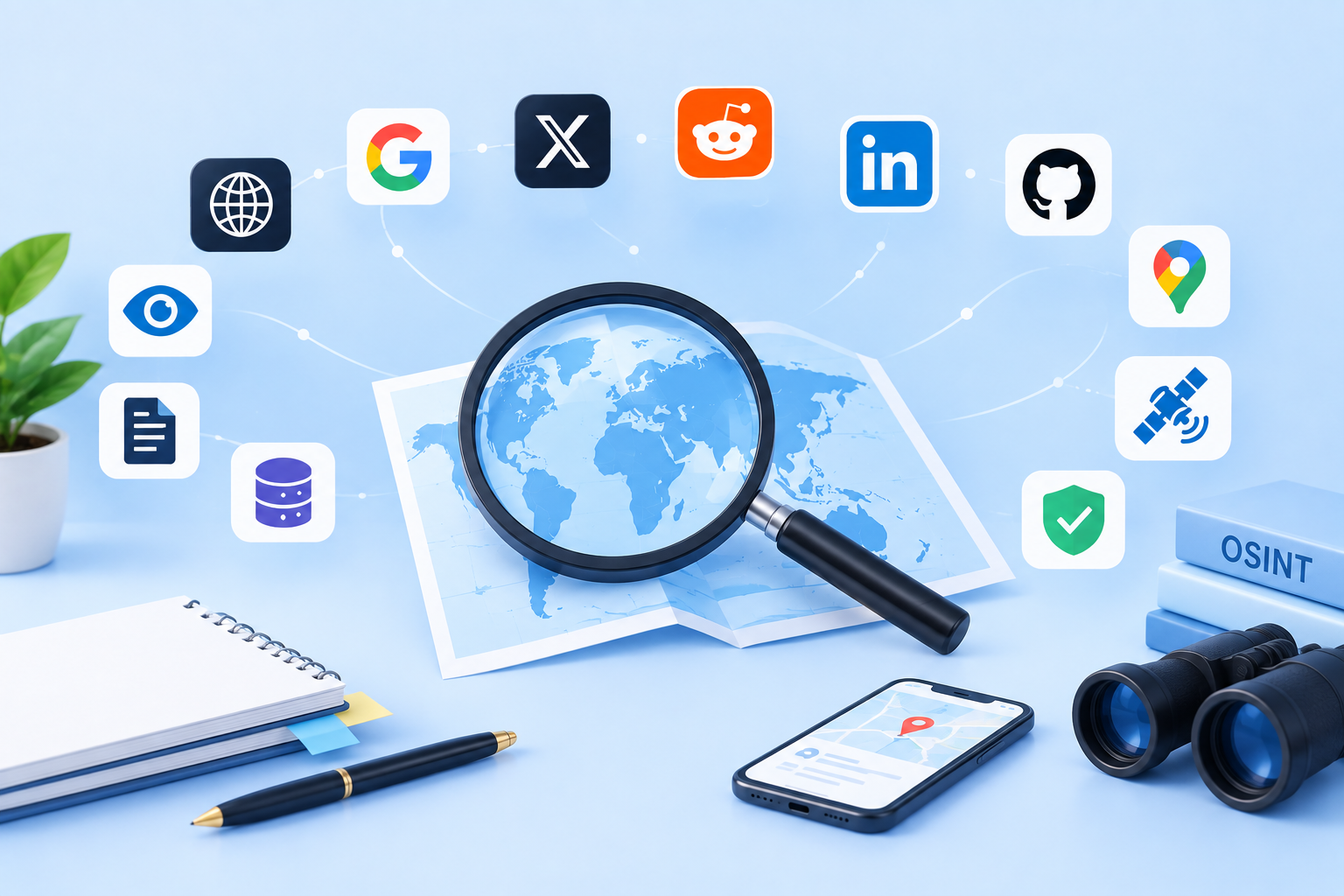Las mejores 10 herramientas OSINT en 2026: gratis y de pago
