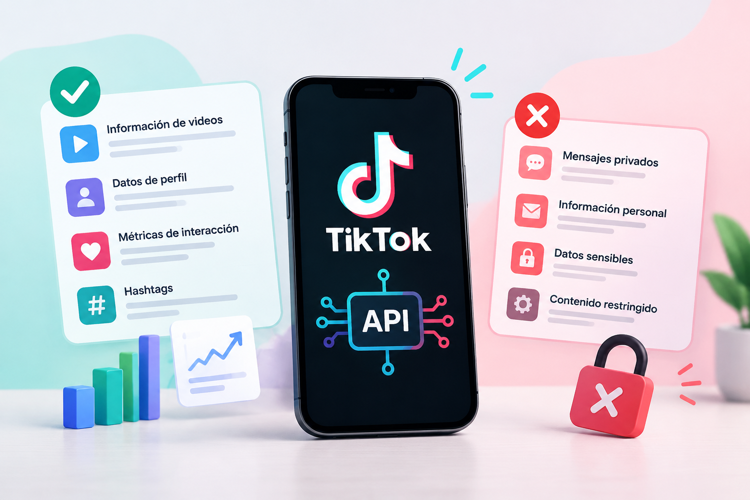 TikTok API: lo que realmente puedes extraer y lo que no