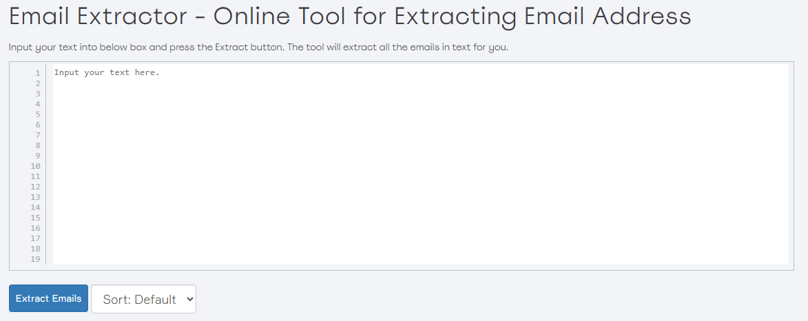 DeBounce Email Extractor