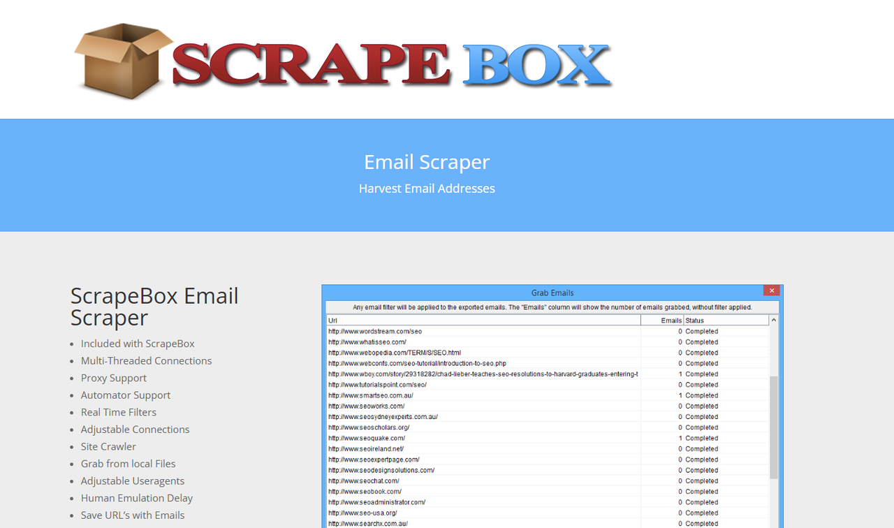 ScrapeBox Email Scraper