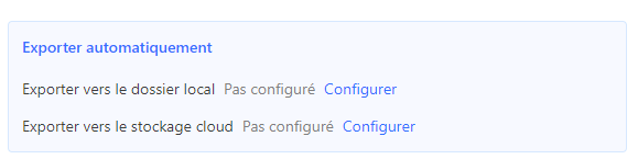 Exporter les données automatiquement sur Octoparse