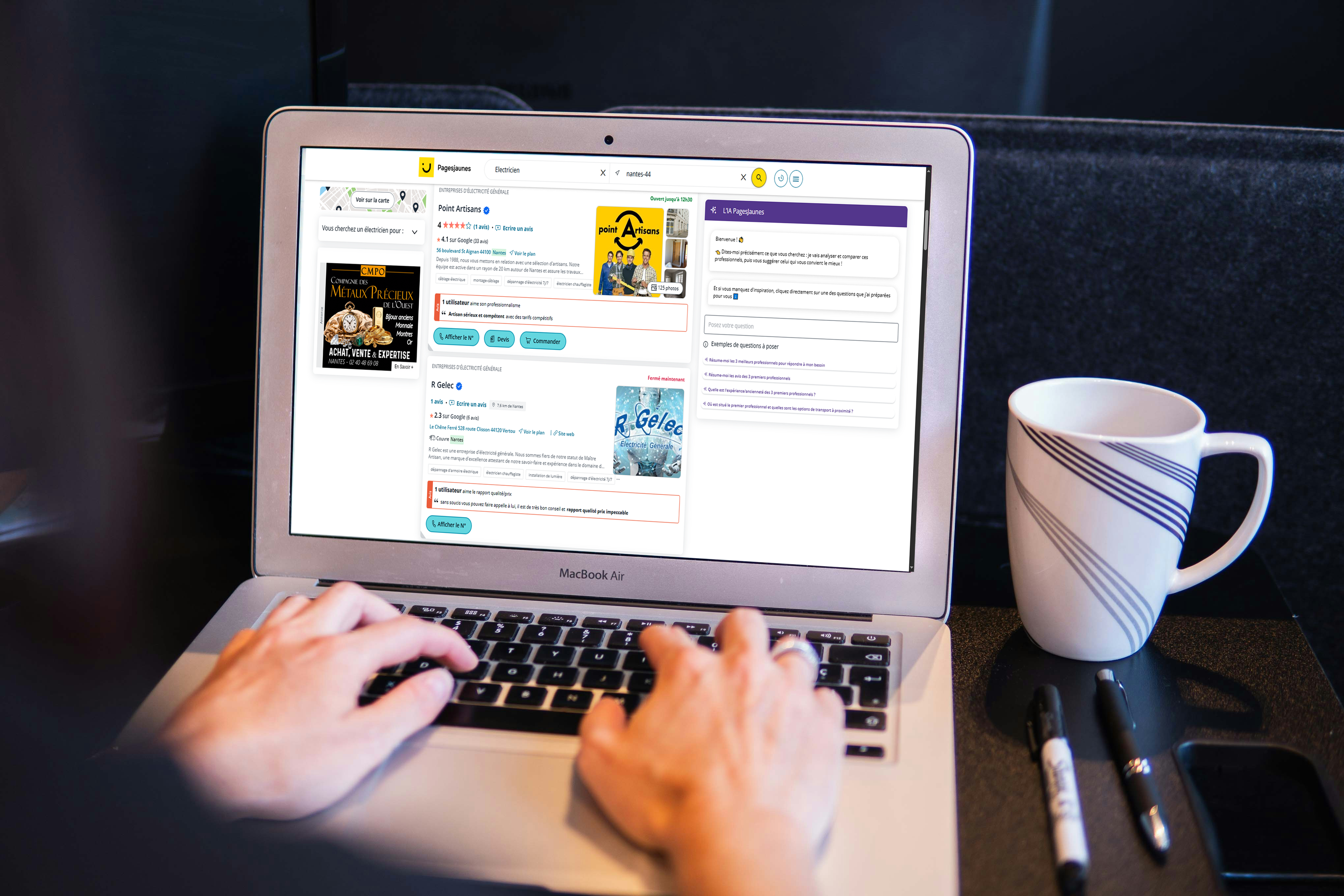 Créer une base de données géolocalisée à partir de PagesJaunes