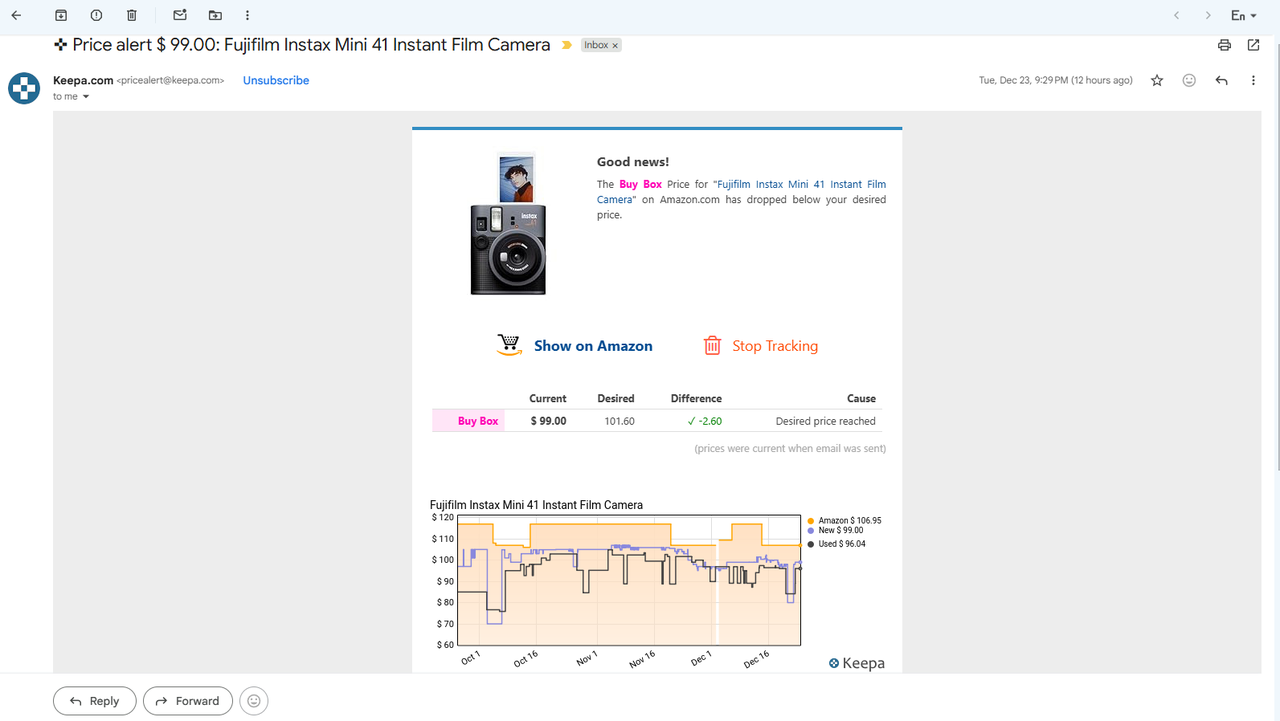 Keepa - tracker de prix Amazon avec filtres Neuf, Occasion et vendeur Amazon.fr
