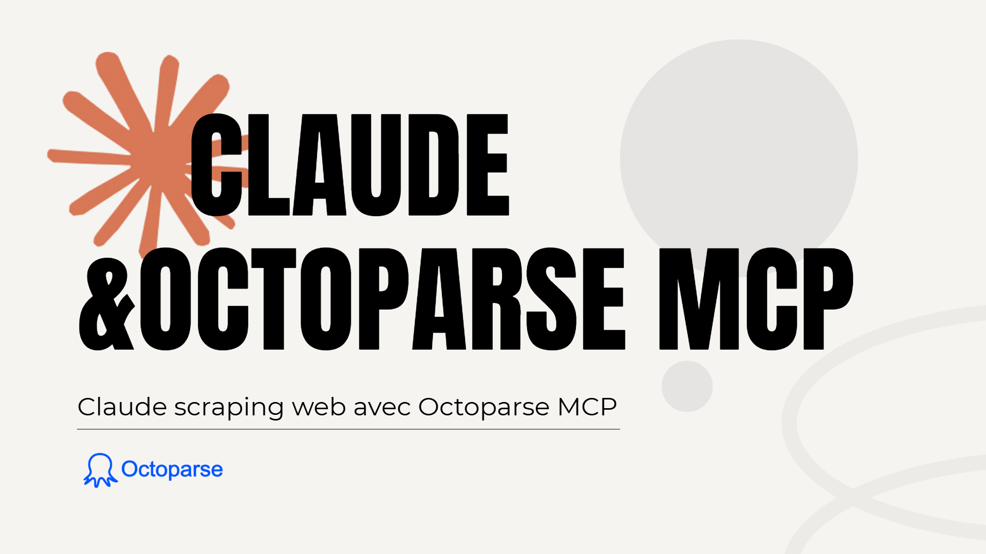Claude scraping web avec Octoparse MCP