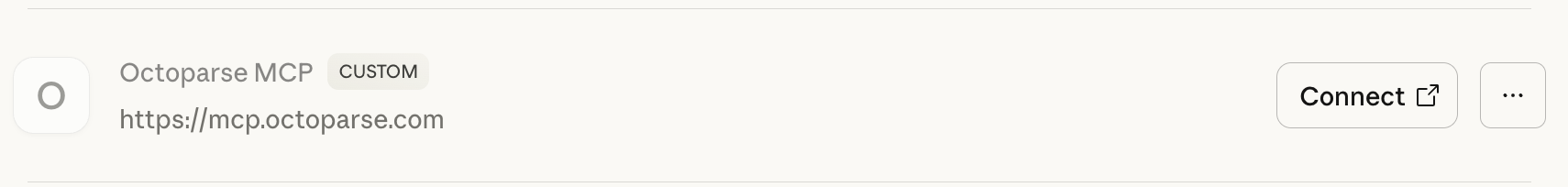 Autorisation OAuth pour connecter Octoparse MCP à Claude Desktop : confirmation d'accès en un clic