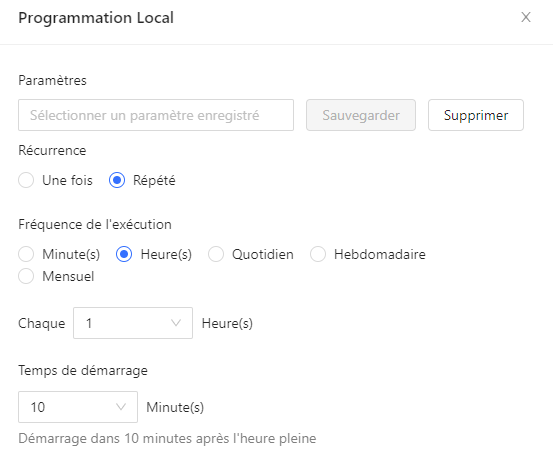 Programmation d’une exécution régulière dans Octoparse pour suivre les offres PS5