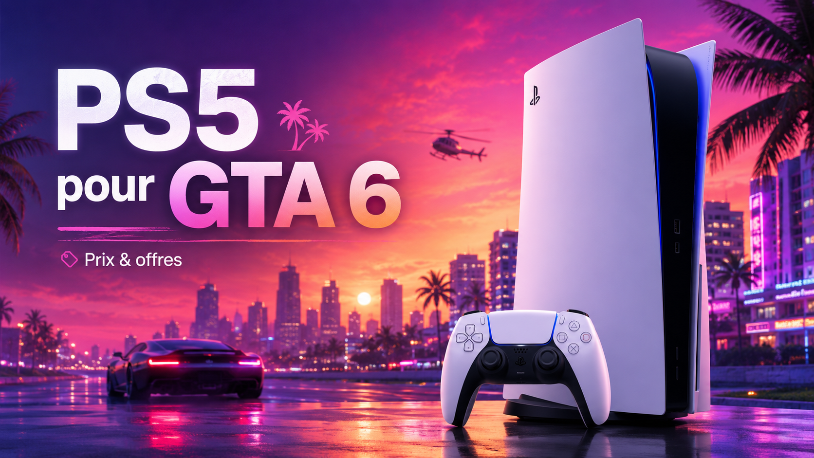 PS5 pour GTA 6 : où l’acheter et comment suivre les prix du neuf et de l’occasion