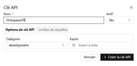 Création d’une clé API pour tester l’API PagesJaunes avec Piloterr