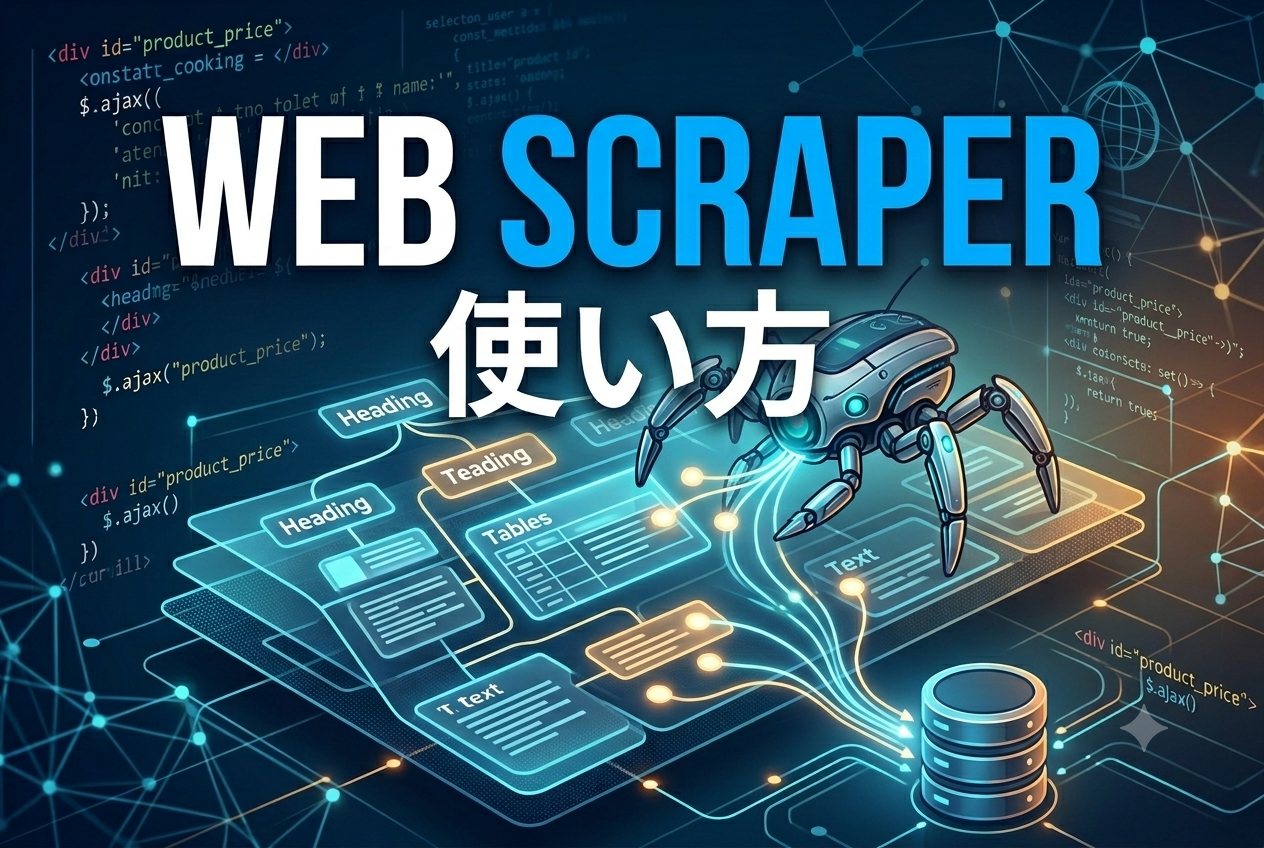 Chrome拡張機能 Web Scraperの使い方完全ガイド｜インストールからCSV出力まで | Octoparse
