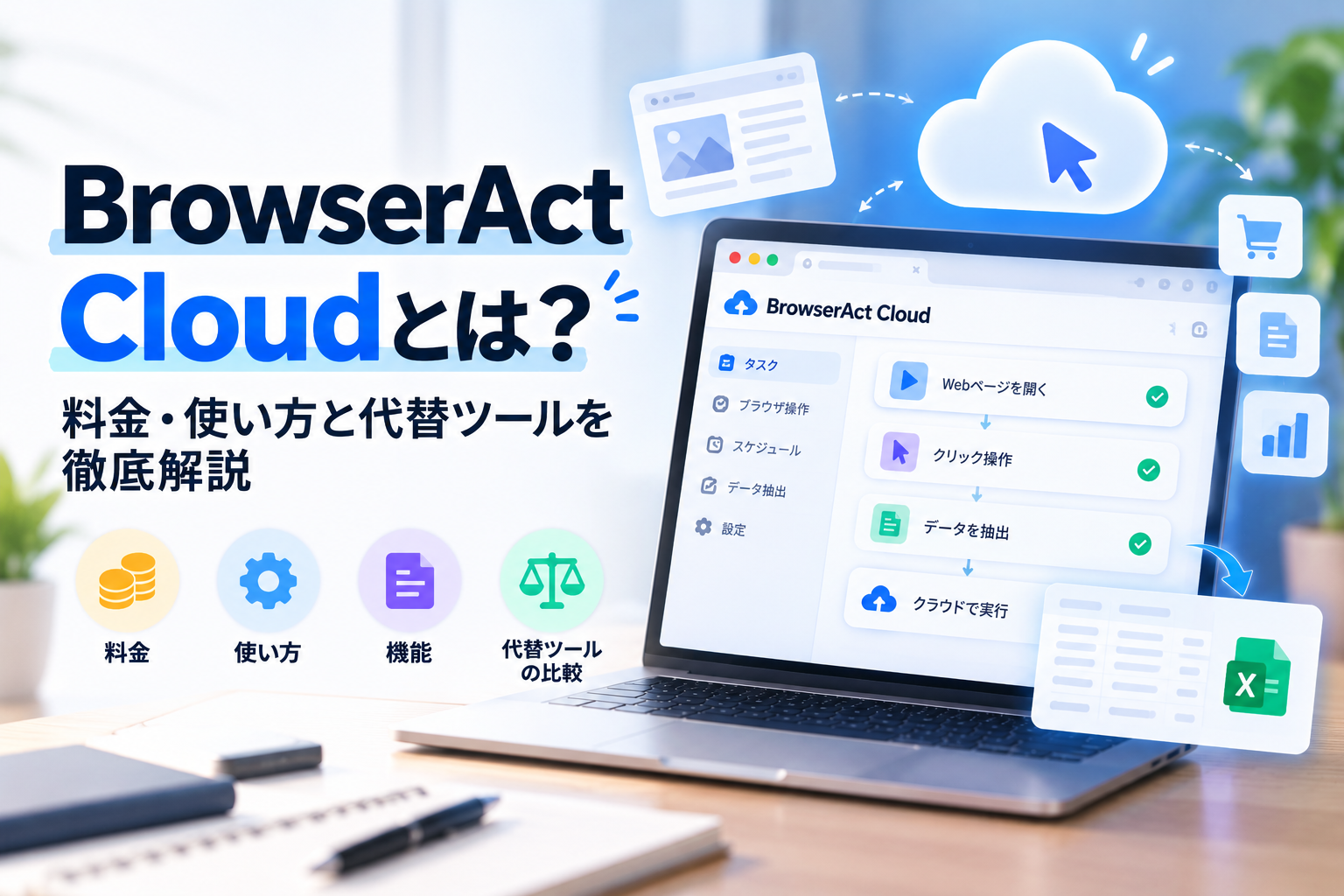 BrowserAct Cloudとは？料金・使い方と代替ツールを徹底解説